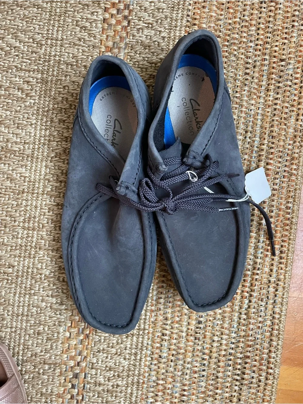 Clarks Men’s Dark Gray Suede Chukka Boots